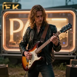 legolas playing eletric guitar, movie trailer, 4k