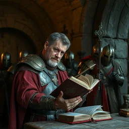 elon musk with book in stronghold crusaders