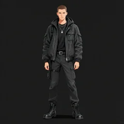 cypherpunk fashion illustration
