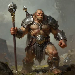 orc warrior by thomas cole and wayne barlowe and brom