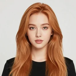 a beautiful young woman with strawberry blonde hair