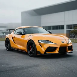 toyota supra hatchback, hyper realistic, 8k, car photography,