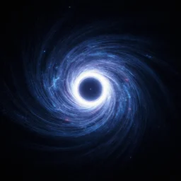 intergalactic stargate portal in the middle of a starry night, with a swirling vortex of energy and light