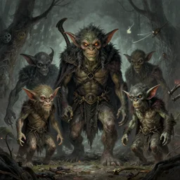 goblins, ghouls, and gremlins. art by tomasz alen kopera and glenn fabry.