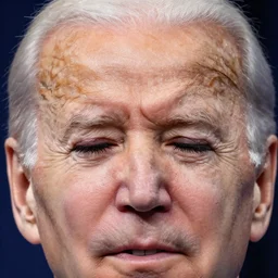joe biden wearing false eyelashes