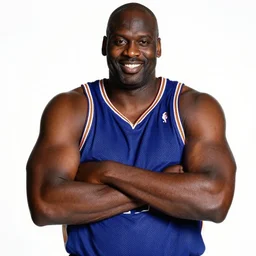 shaquille o'neal with tree arms