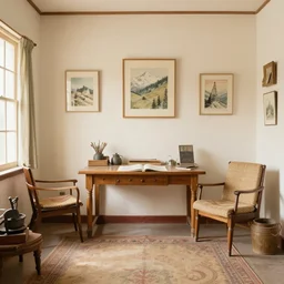 a beautiful aesthetic drawing room studio from kumaon, india, 1 9 9 0 s, still life, by alex webb, by gregory crewdson, featured on architecture daily, shot on large format film, 3 5 mm film, grainy, cinematic composition, beautiful volumetric lighting, no frames