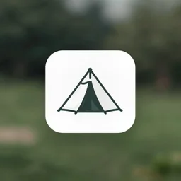 logo of tent, rule 34 style