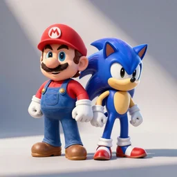 A fusion of mario and sonic