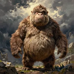 beautiful epic painting of Big Chungus