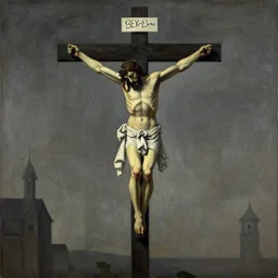 the crucifixion by zdzisław beksinski,