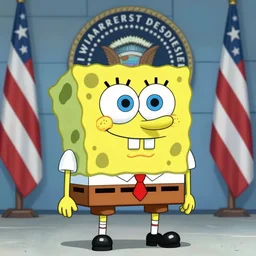 spongebob as us president