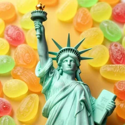 statue of liberty candy
