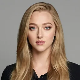 a Martin Schoeller celebrity portrait photograph of Amanda Seyfried