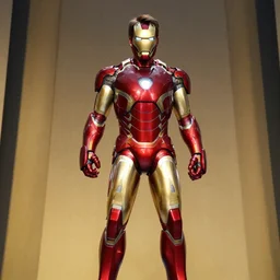 photo of tom cruise as iron man, wide angle, award winning