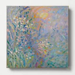 abstract painting in style of claude monet, fine details, colorful patterns, studio lighting, subtle shadows, canon eos r 3, f / 1. 4, iso 2 0 0, 1 / 1 6 0 s, medium shot, 8 k, raw, unedited, in - frame