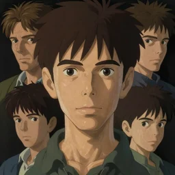photorealistic portrait of procedural human, portrait by studio ghibli and artem chebokha and james jean and erik jones and charles vess, inspired by rutkowsky, epic, huge scale, beautiful fine face features, intricate high details, sharp, ultradetailed