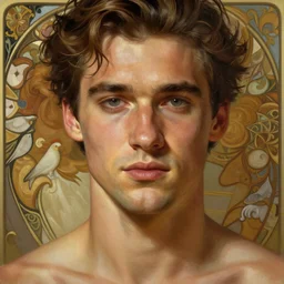 painted closeup portrait of sean penn, masculine, young, charming, majestic, athletic, fantasy, intricate, elegant, extremely detailed digital painting, trending artstation, concept art, sharp focus illustration art by alphonse mucha, greg rutkowski, craig mullins