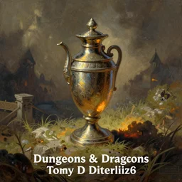 illustration of health potion, dungeons and dragons, by tony diterlizzi