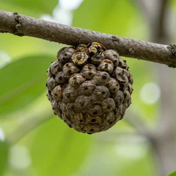 canon eos r 3, f / 1. 4, iso 2 0 0, 1 / 1 6 0 s, 8 k, raw, unedited, symmetrical balance, in - frame wasp nest on a tree