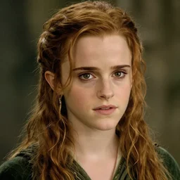 color film shot of emma watson in film lord of the rings 2 0 0 1, close up, detailed