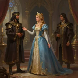 a beautiful and highly detailed fantasy painting of a beautiful princess welcoming a well respected messenger into her private chambers by filipino hodas | cgsociety, trending on artstation, behance hd | zbrush central, octane, unreal engine :. 4 | concept art :. 4 | fantasy :. 6 | fantasy art :. 6