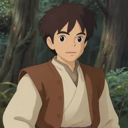 Obi-Wan Kenobi as an anime character from Studio Ghibli. Extremely detailed. Beautiful. 4K.