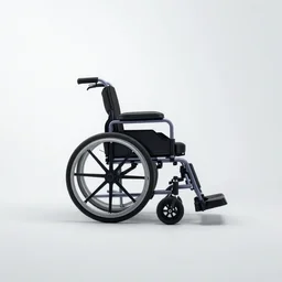 modern logo of a wheelchair