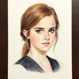 emma watson drawn in anime style