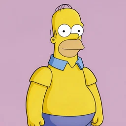 homer simpson as a hero on a 1980 comic book