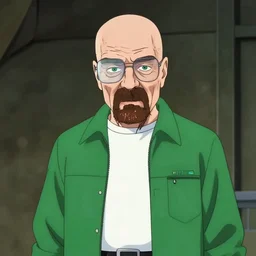 Studio Gainax anime still, Breaking Bad adaptation