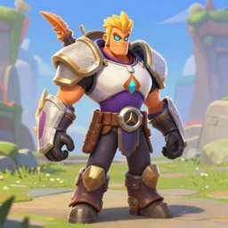 Screenshot of Gigachad as an Overwatch hero