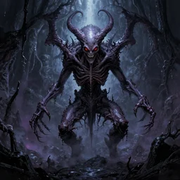an eldritch mutant abomination from the depths of hell by thomas kinkade and lisa frank