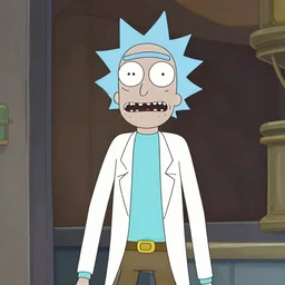 rick sanchez from rick and morty as real person, 8 k photography