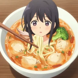 anime girl flavored soup