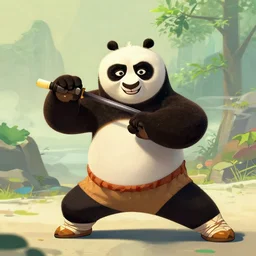kungfu panda with isha