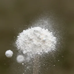 corn starch flying around