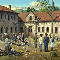 1 8 5 4 crimea florence nightingale army hospital in scutari overcrowded filthy blocked drains broken toilets, finely detailed perfect art, painted by greg rutkowski makoto shinkai takashi takeuchi studio ghibli