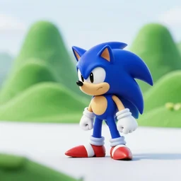 professional photo similar to green hills level of sonic, by discovery magazine, real life, photorealistic, soft focus, long exposure