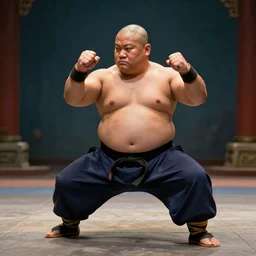 6 0 0 pound dwarf doing kung fu practice in the matrix