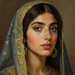 Coptic imagination of beautiful face young Coptic woman cinematic, establishing shot, extremely high detail, photo realistic, cinematic lighting, oil painting, intricate line drawings, 8k resolution