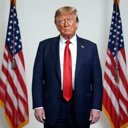 Donald Trump as JR in Dallas, studio photo