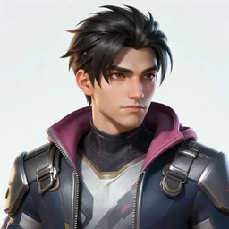 jett from the game valorant character portrait, concept art, intricate details, highly detailed by greg rutkowski, michael whelan and gustave dore