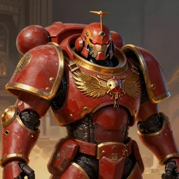 Roboute Guilliman Primarch of the Ultramarines, closeup portrait art by Donato Giancola and James Gurney, digital art, trending on artstation