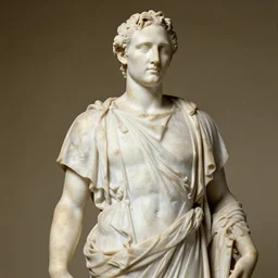 Greek marble statue of Tom Hiddleston