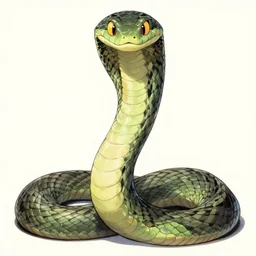 a snake with a human face and human arms, serpent, kentaro miura art style