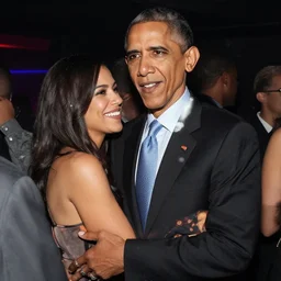 Obama at a Berlin nightclub