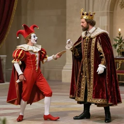the king orders to kill jester.