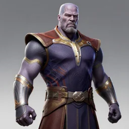 thanos from infinity war, d & d, fantasy, intricate, elegant, highly detailed, digital painting, artstation, concept art, smooth, sharp focus, illustration, art by artgerm and greg rutkowski and alphonse mucha