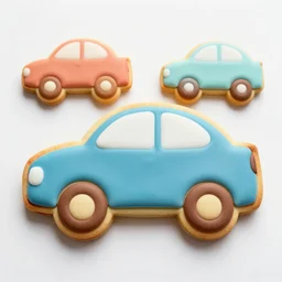 cookies in the shape of cars, trending on artstation